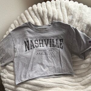 Nashville Cropped Tee- Champion